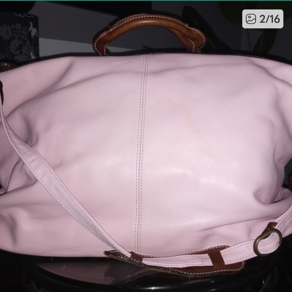 latico Pink and Brown Travel Tote - Picture 3 of 16